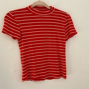 Forever 21 Red & White Shirt